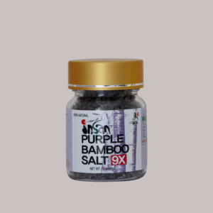 INSAN 9x Roasted Bamboo Salt – Korean Alkaline Mineral Salt for Cooking & Detox Use | 80+ Trace Minerals | CRYSTAL 60g