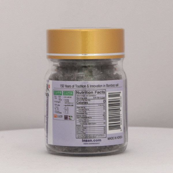 INSAN 9x Roasted Bamboo Salt – Korean Alkaline Mineral Salt for Cooking Detox Use | 80+ Trace Mineral | CRYSTAL 240g - Image 2